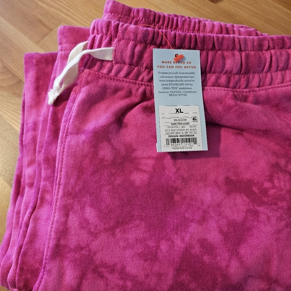 Cat & Jack - Kids' Tie-dye Jogger Pants Size L, XL Dark Pink - Picture 7 of 10